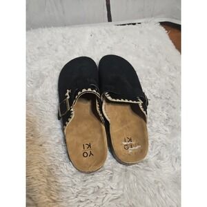 Yoki Gila 109 Women's Faux Suede Slip On Stitch Clogs Size 10